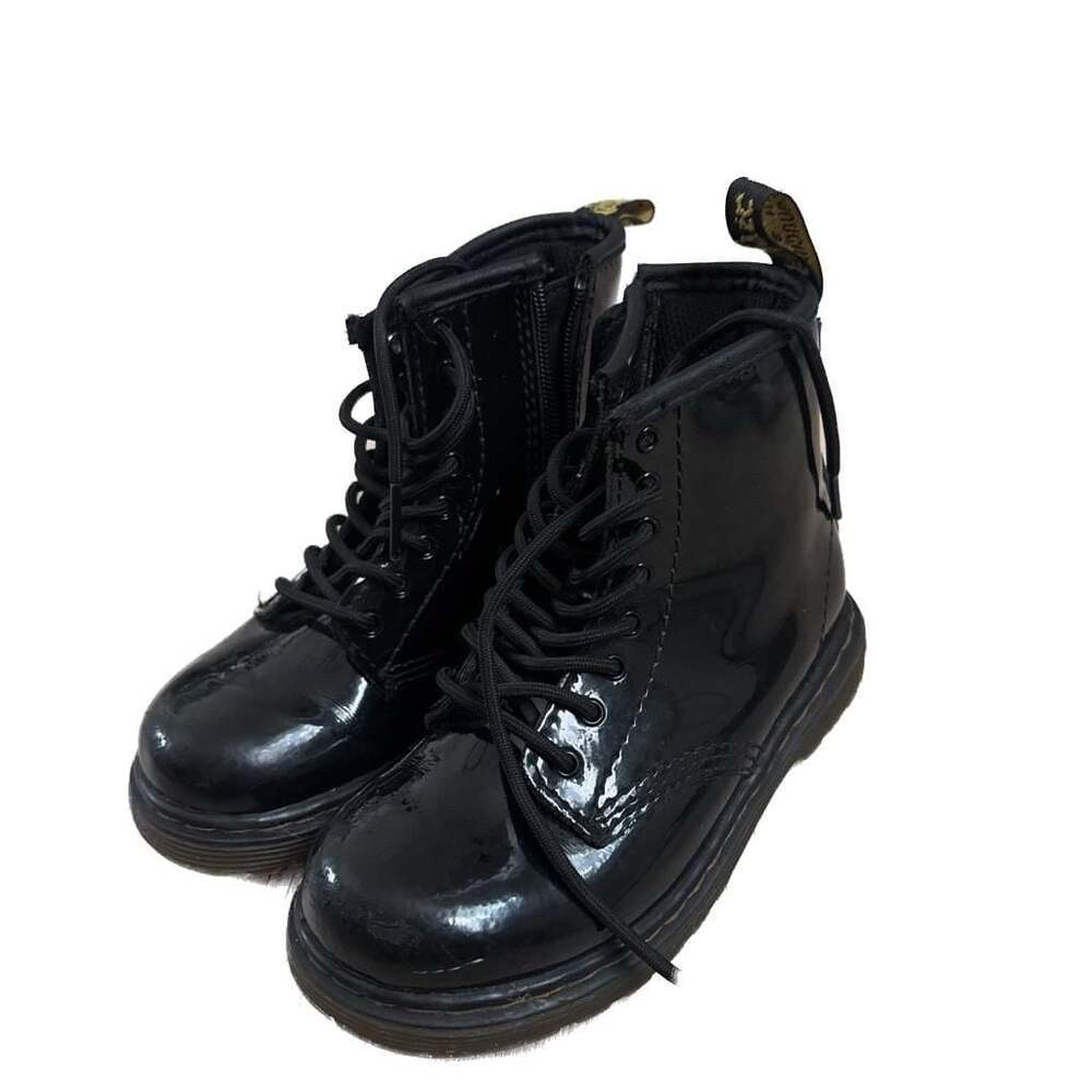 Dr. Martens 1460 J Kids  10c Black Combat Boots